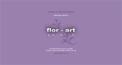 Desktop Screenshot of flor-art.pl