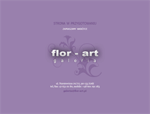 Tablet Screenshot of flor-art.pl